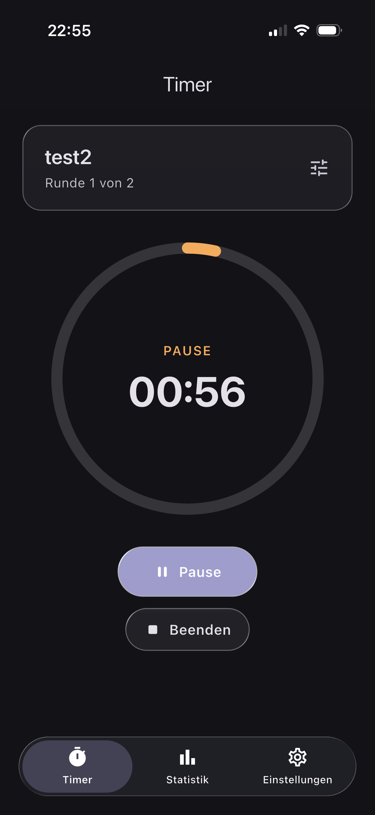 Study Timer Pause
